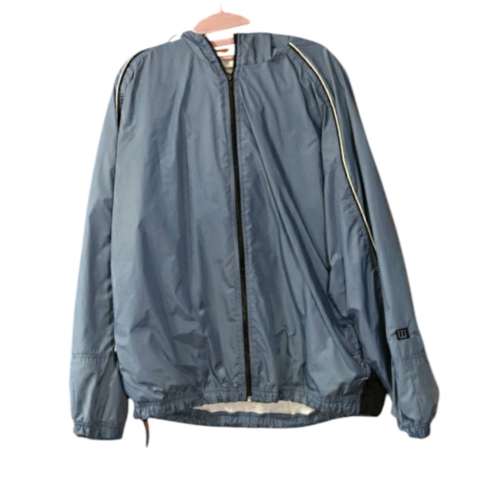 Wilson Blue Windbreaker Jacket XL